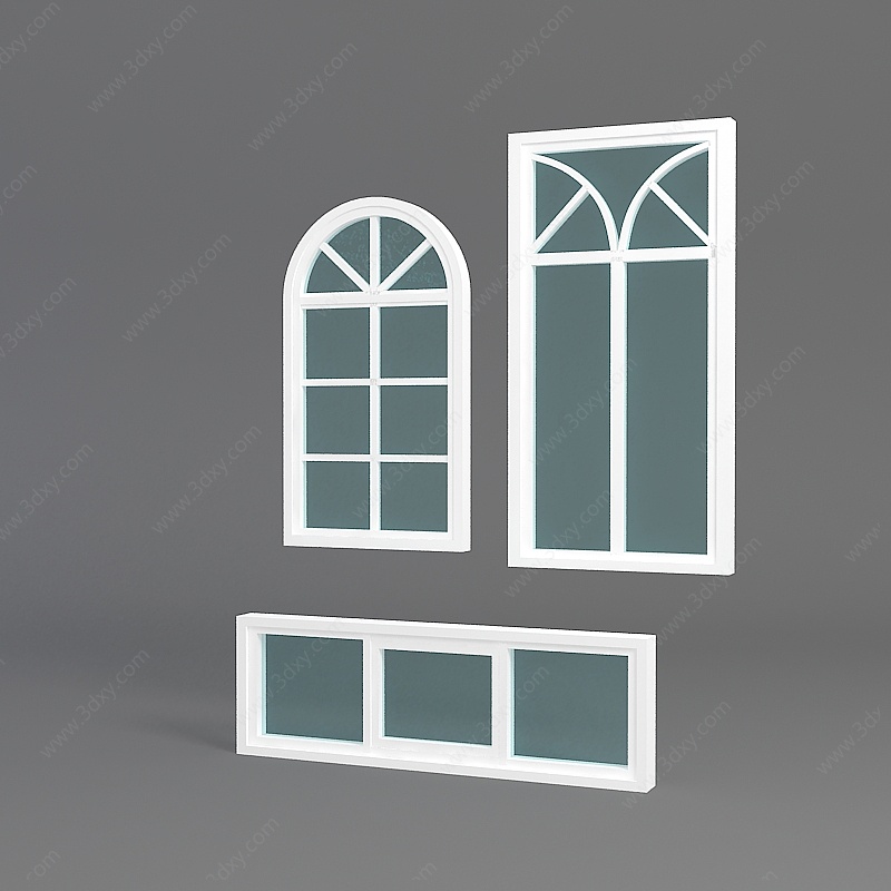 窗户组合3D模型