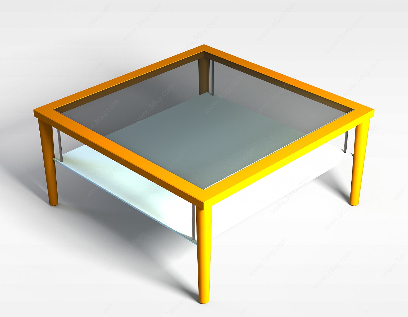 简约茶几桌3D模型