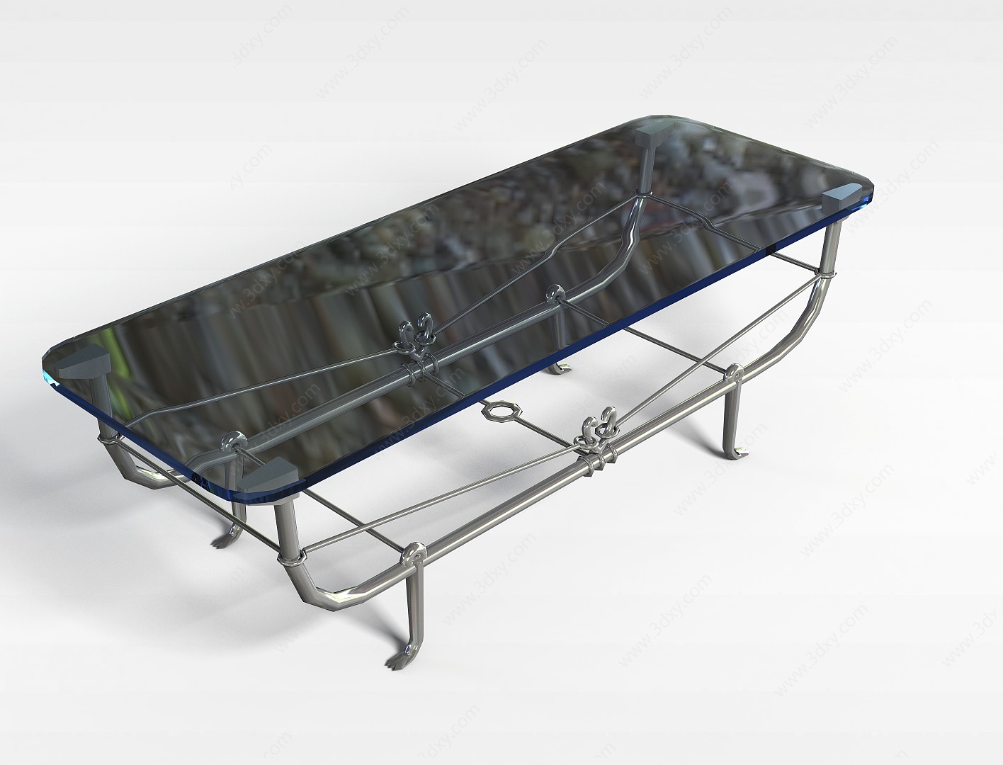 玻璃台面桌子3D模型