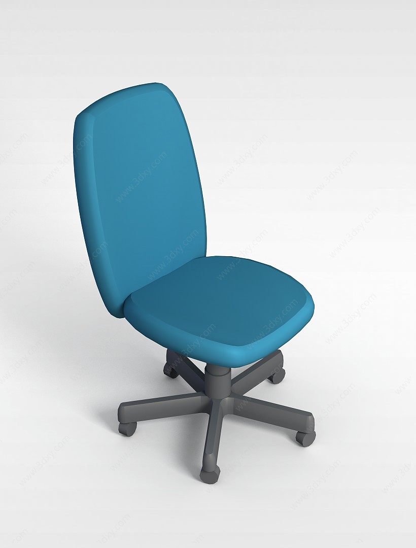 无扶手办公椅3D模型