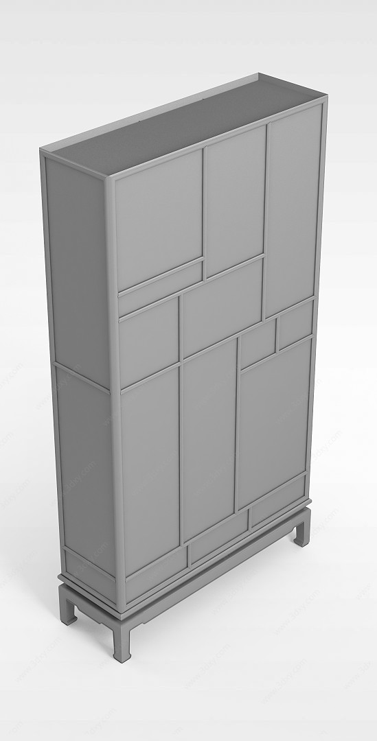 四腿式衣柜3D模型