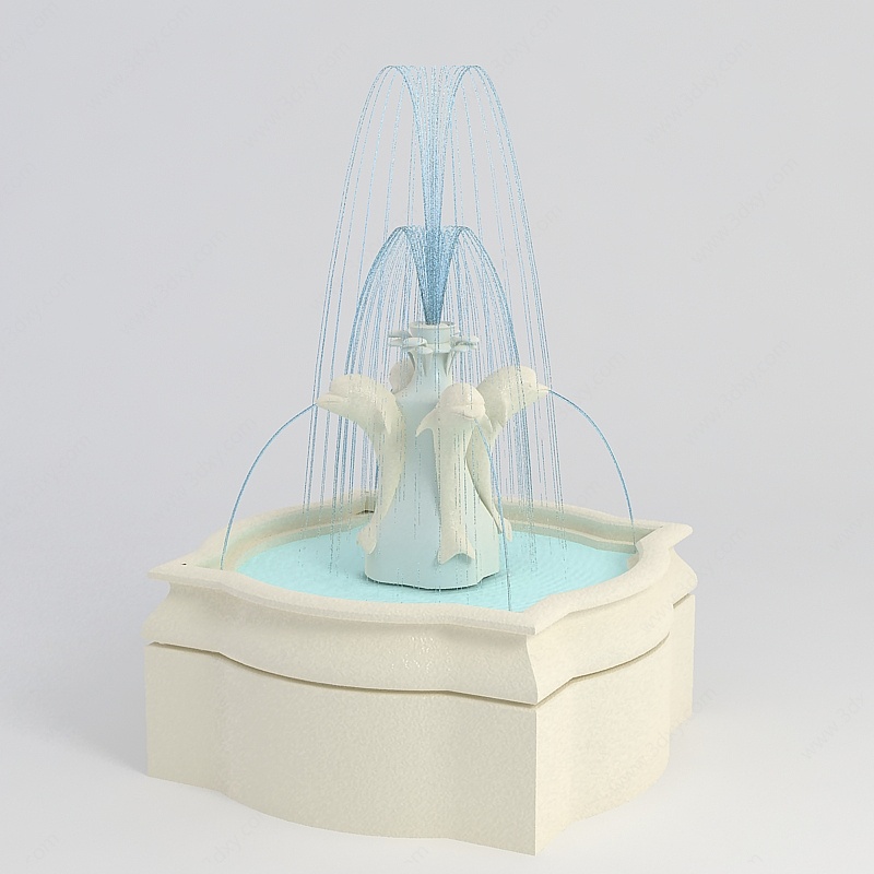 喷泉3D模型
