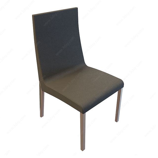 简约单人椅3D模型