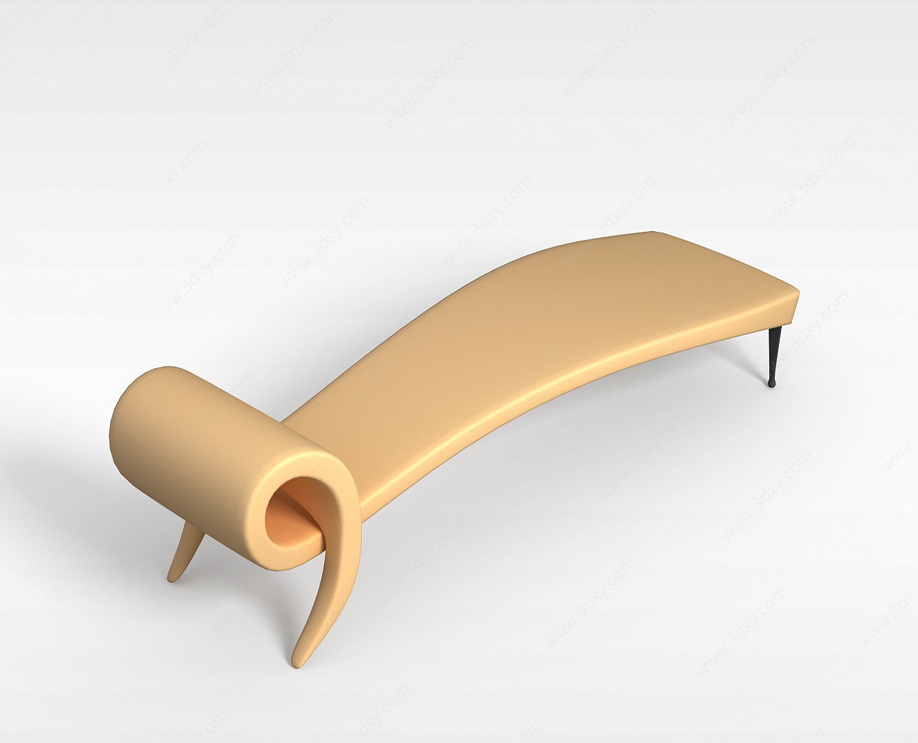古典躺椅3D模型