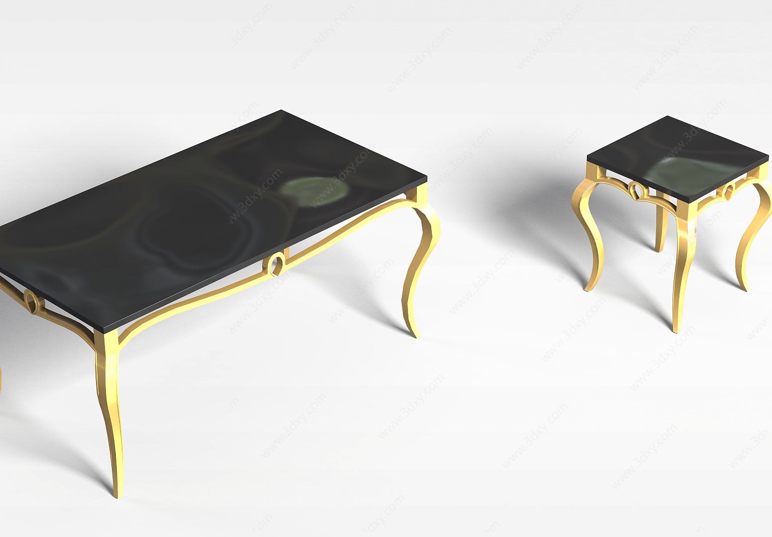 欧式休闲桌3D模型
