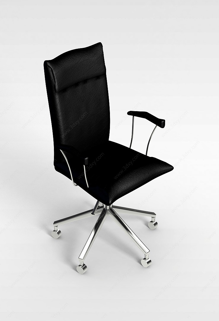 皮艺办公椅3D模型