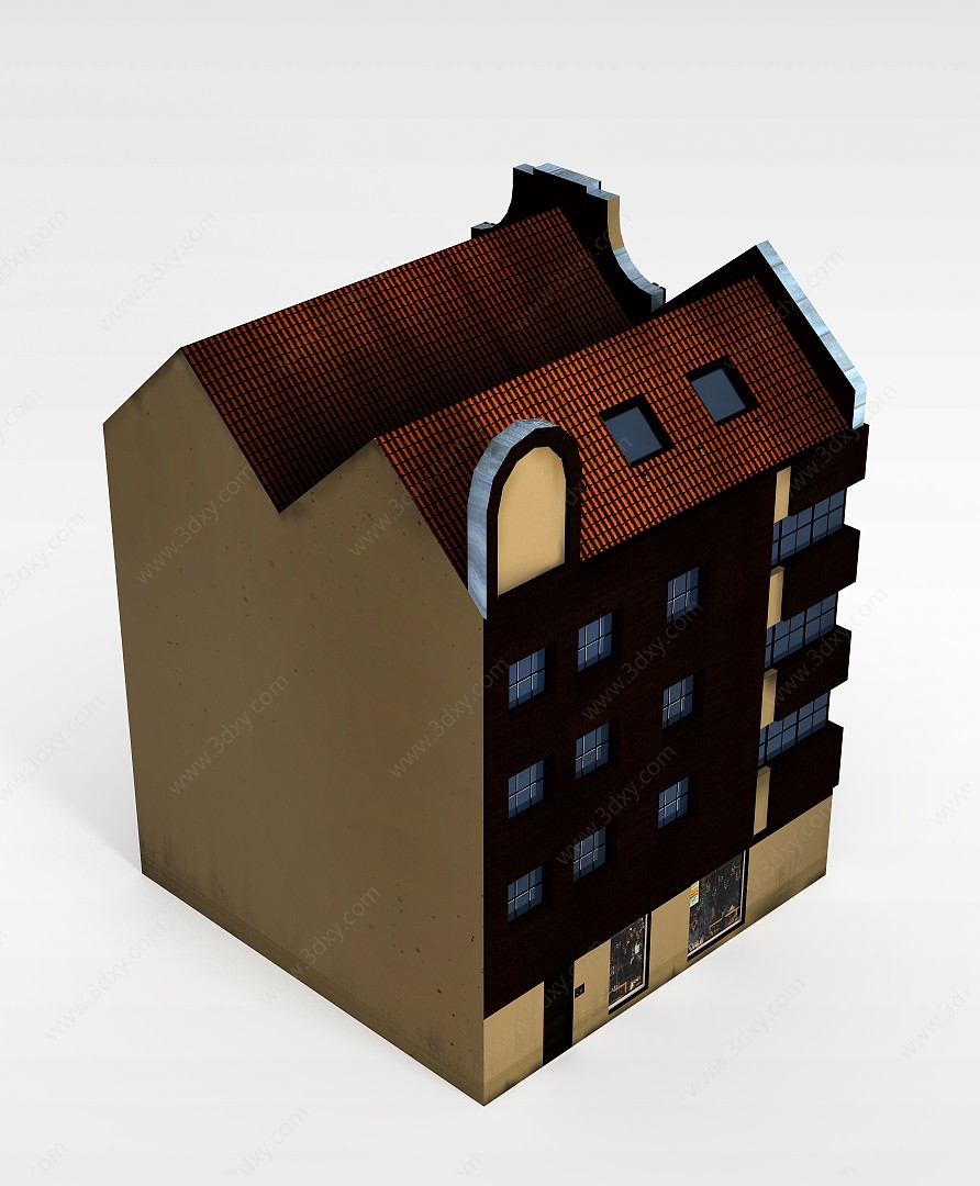 商住楼3D模型