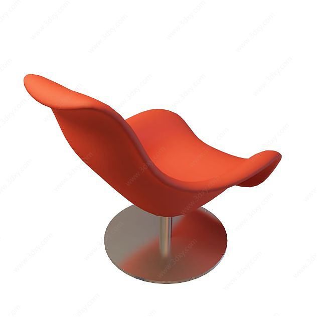 休闲躺椅3D模型