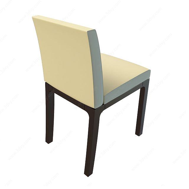 舒适型餐椅3D模型