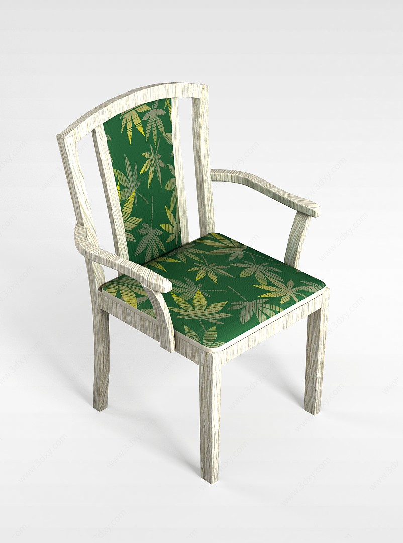 实木椅3D模型