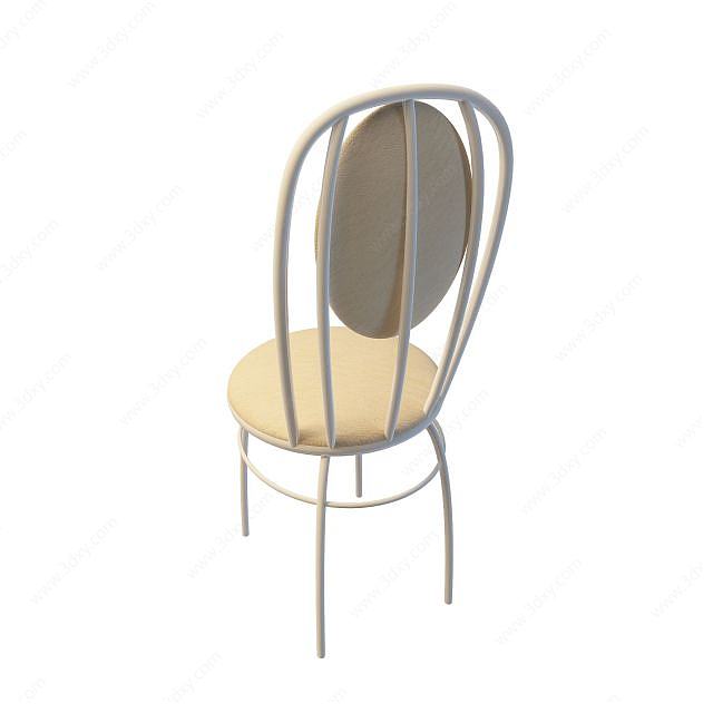 简约圆椅3D模型