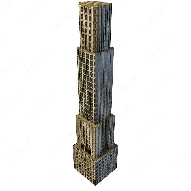 大厦楼3D模型