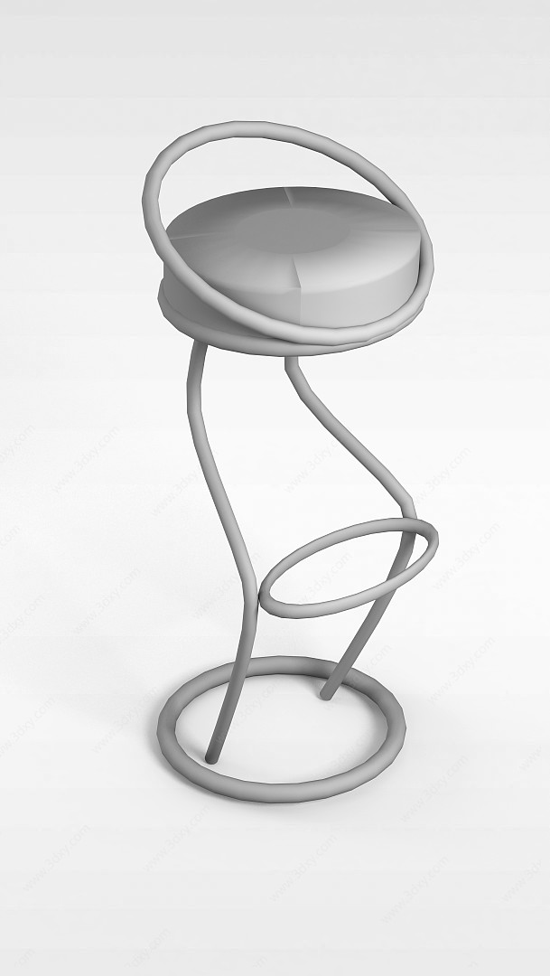 个性吧椅3D模型