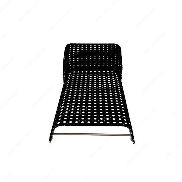 镂空躺椅3D模型