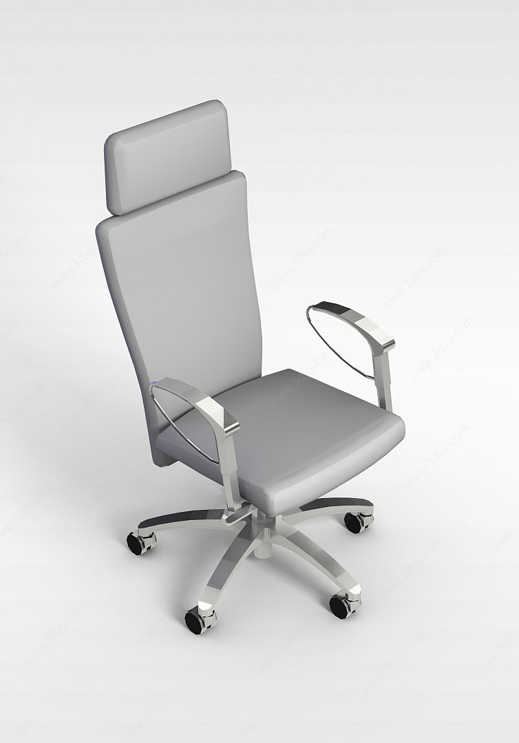 高背办公椅3D模型