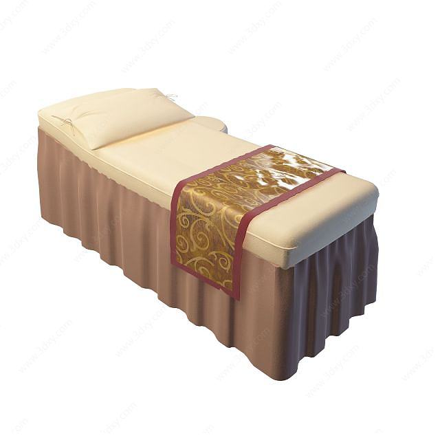 美容院床3D模型