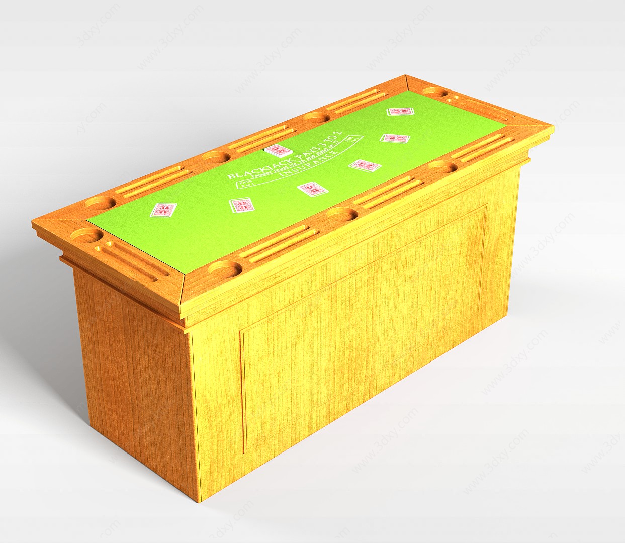 赌桌3D模型
