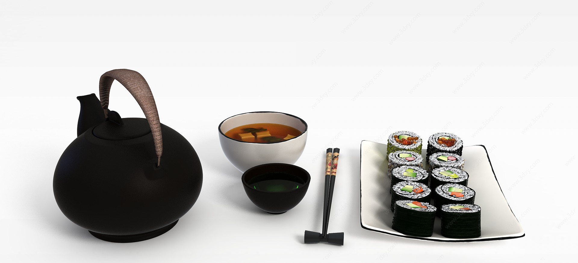 食品寿司3D模型