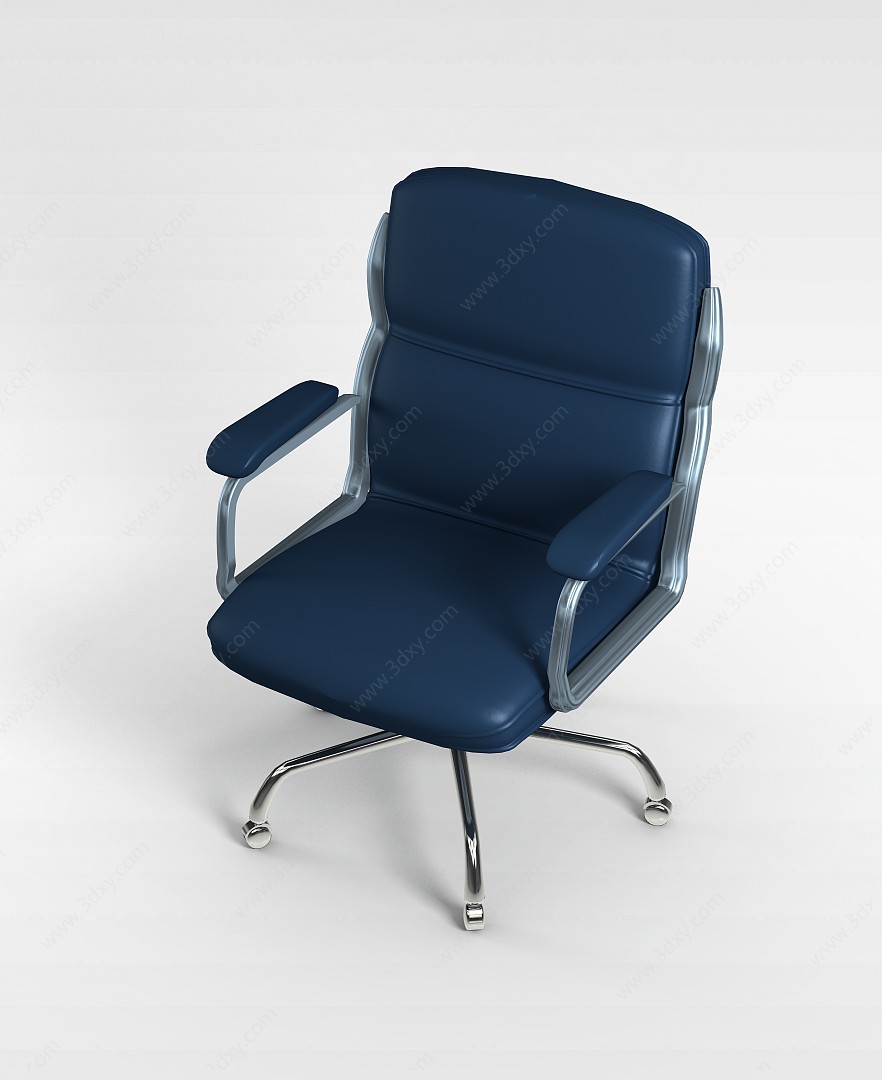 皮艺办公椅3D模型