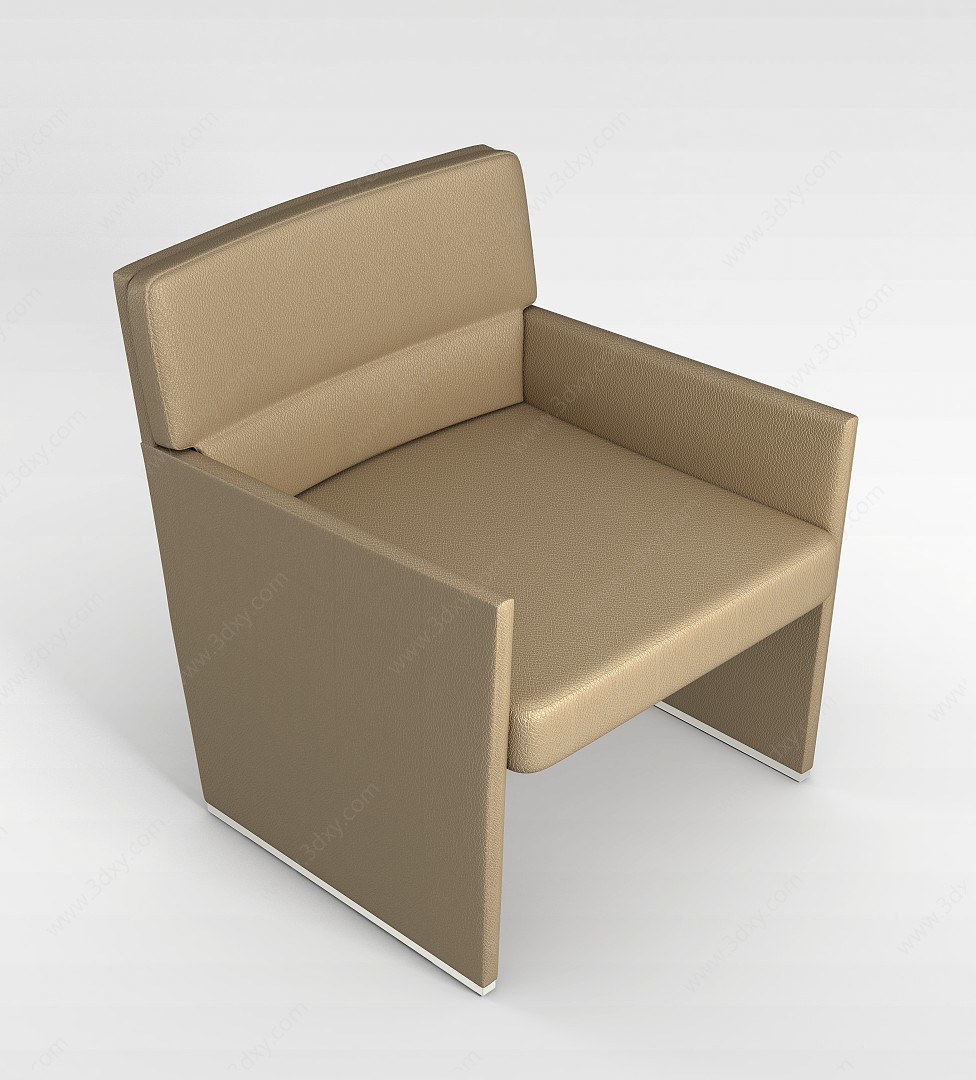 单人沙发椅子3D模型