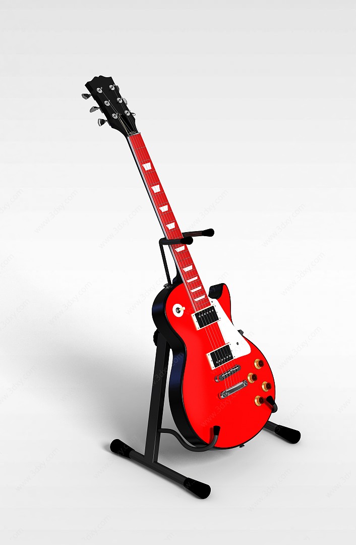 电吉他3D模型