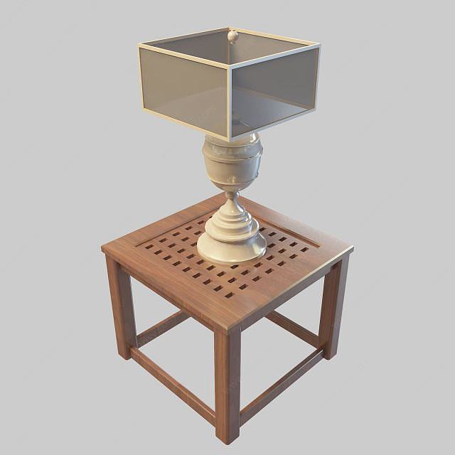 书桌台灯3D模型