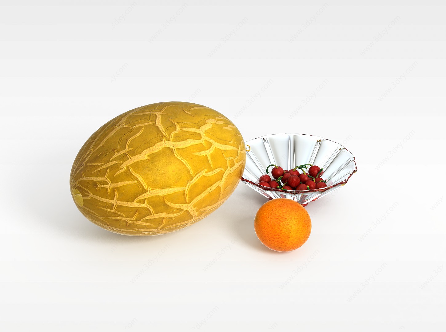 哈密瓜水果3D模型