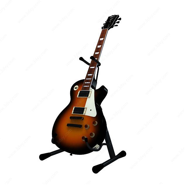 吉他3D模型
