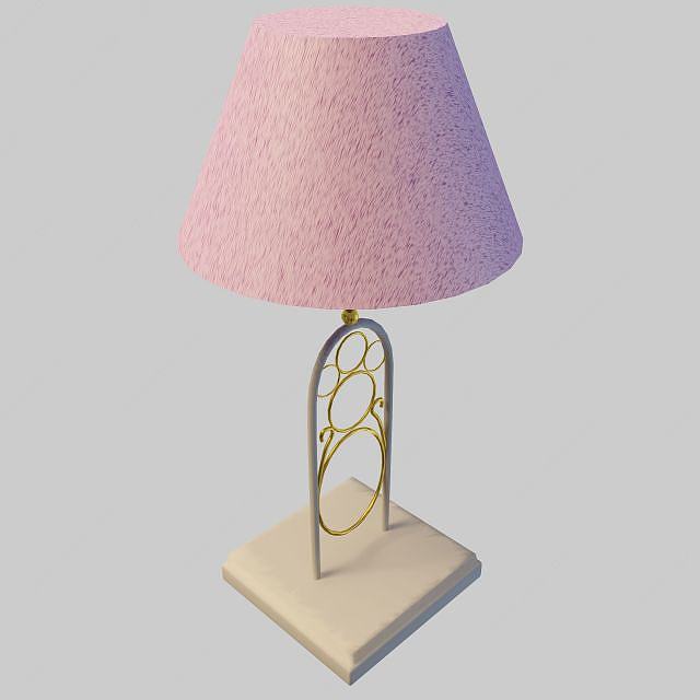 时尚台灯3D模型