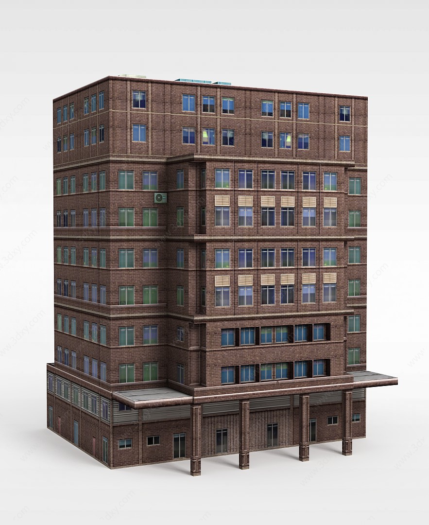 商业办公楼3D模型