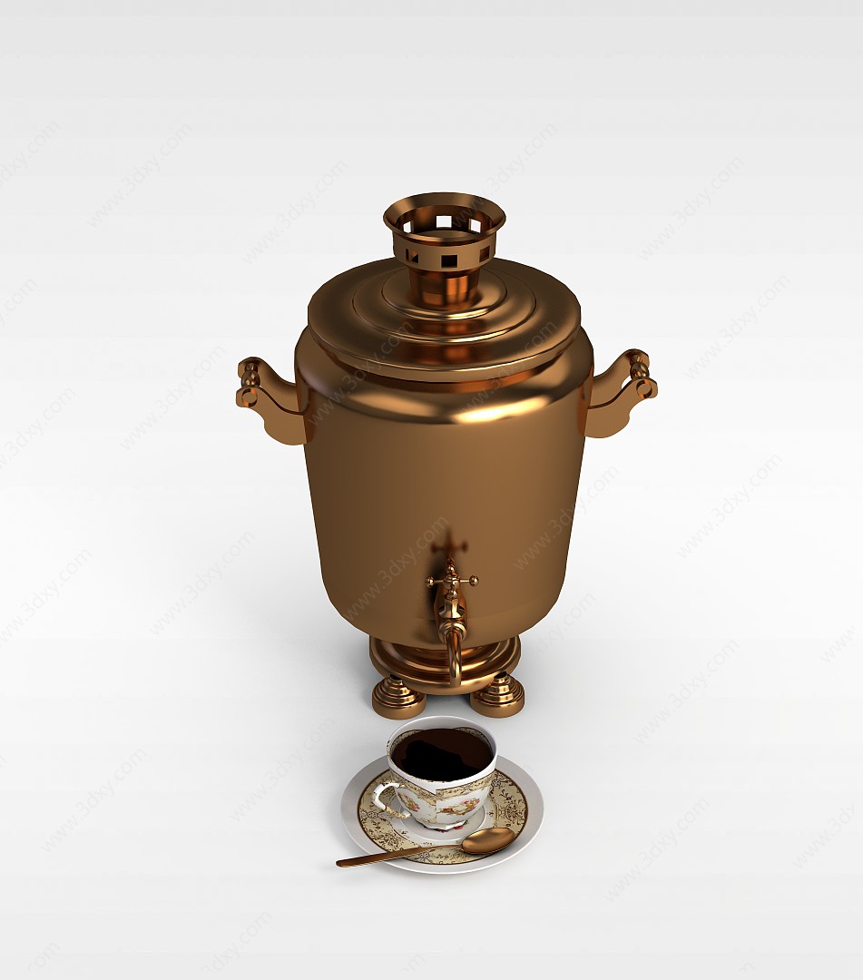 水龙头茶壶3D模型