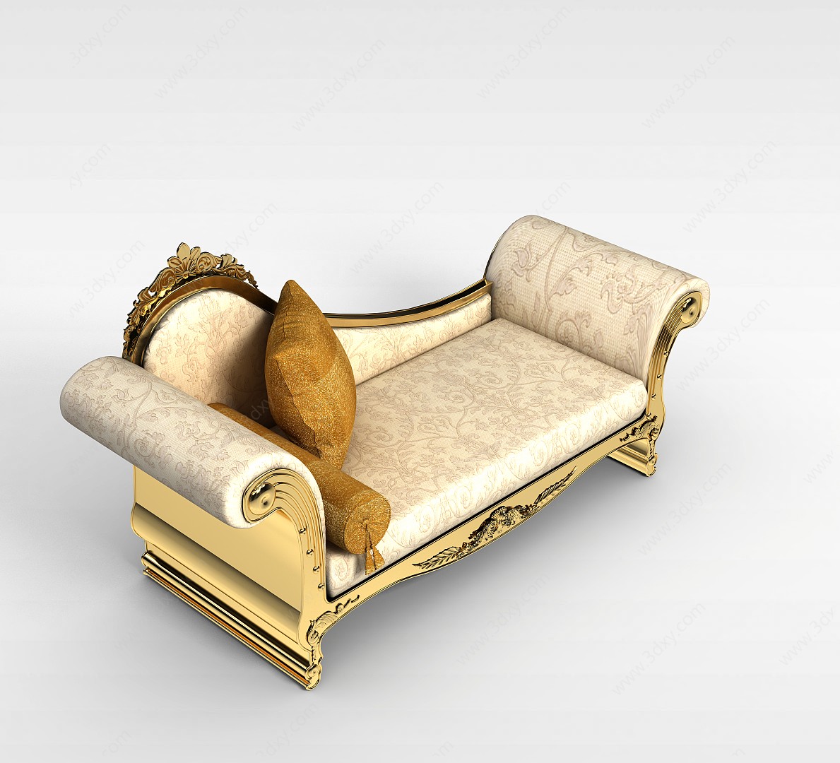 奢华贵妃椅3D模型