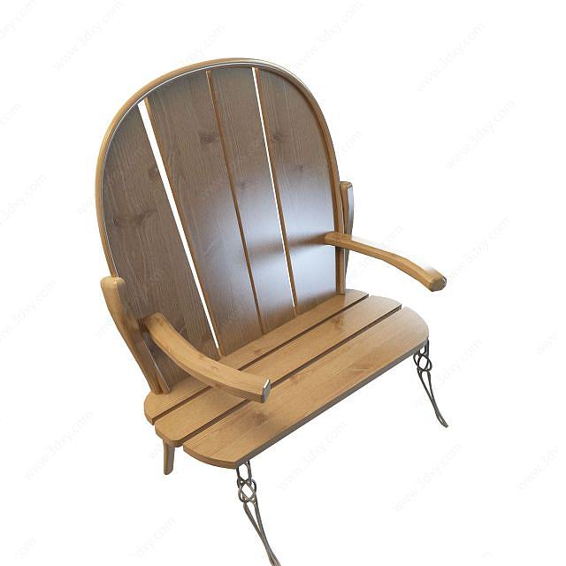 园林长椅3D模型