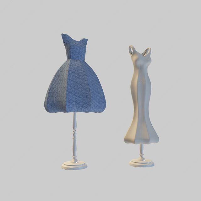 裙子台灯3D模型