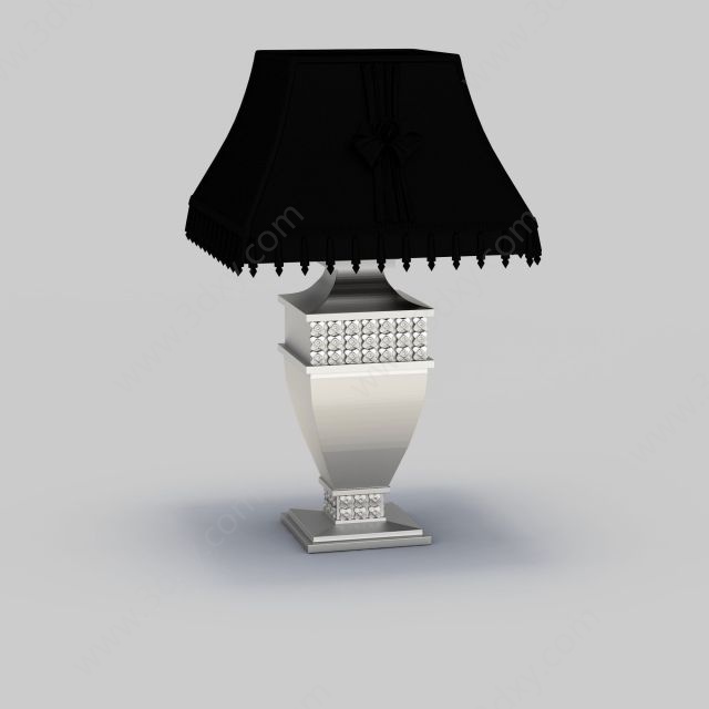 欧式台灯3D模型