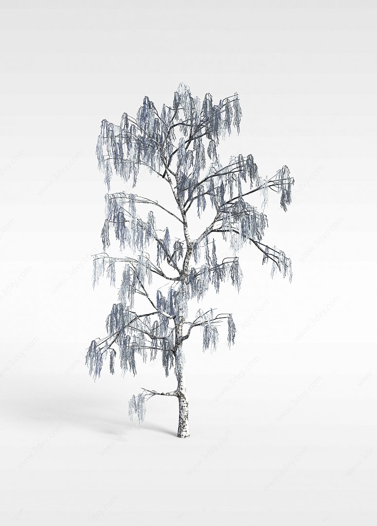 冬树3D模型