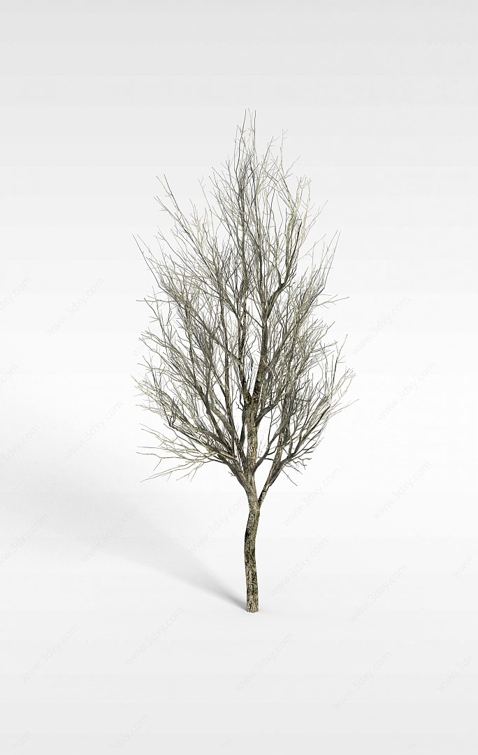 雪树3D模型