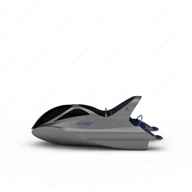 海豚游艇3D模型