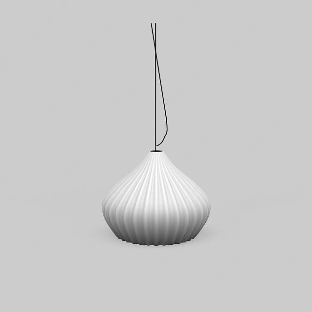 现代造型吊灯3D模型