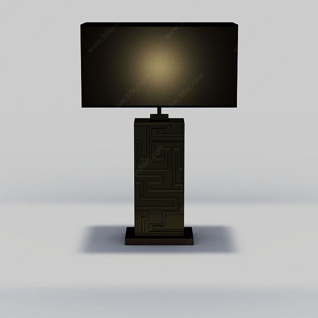 造型台灯3D模型