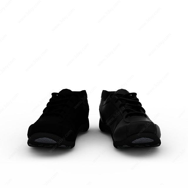 男士皮鞋3D模型