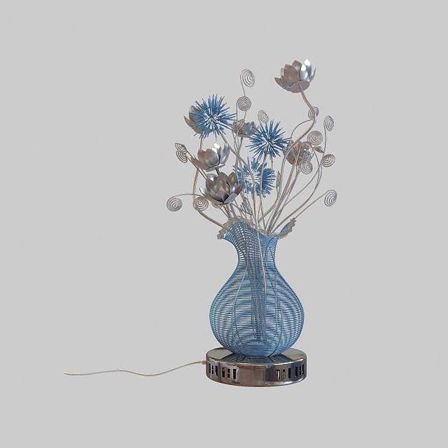 现代时尚花瓶台灯3D模型