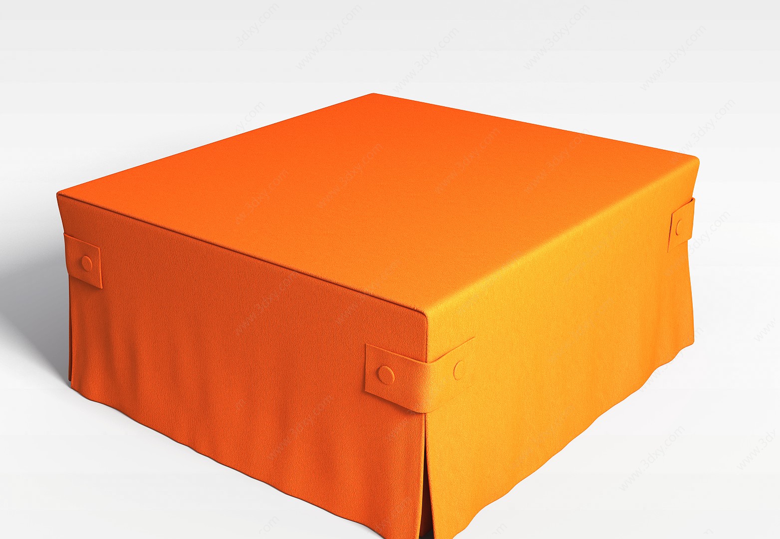 橘色桌子3D模型