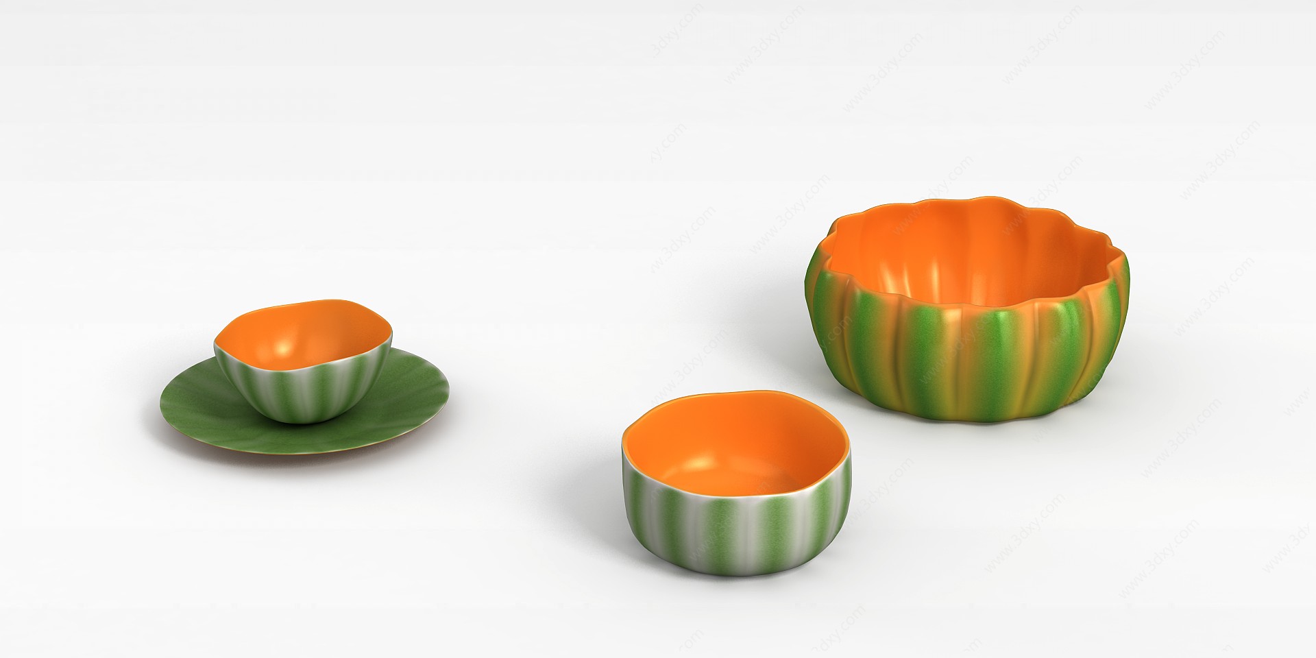 创意茶具3D模型