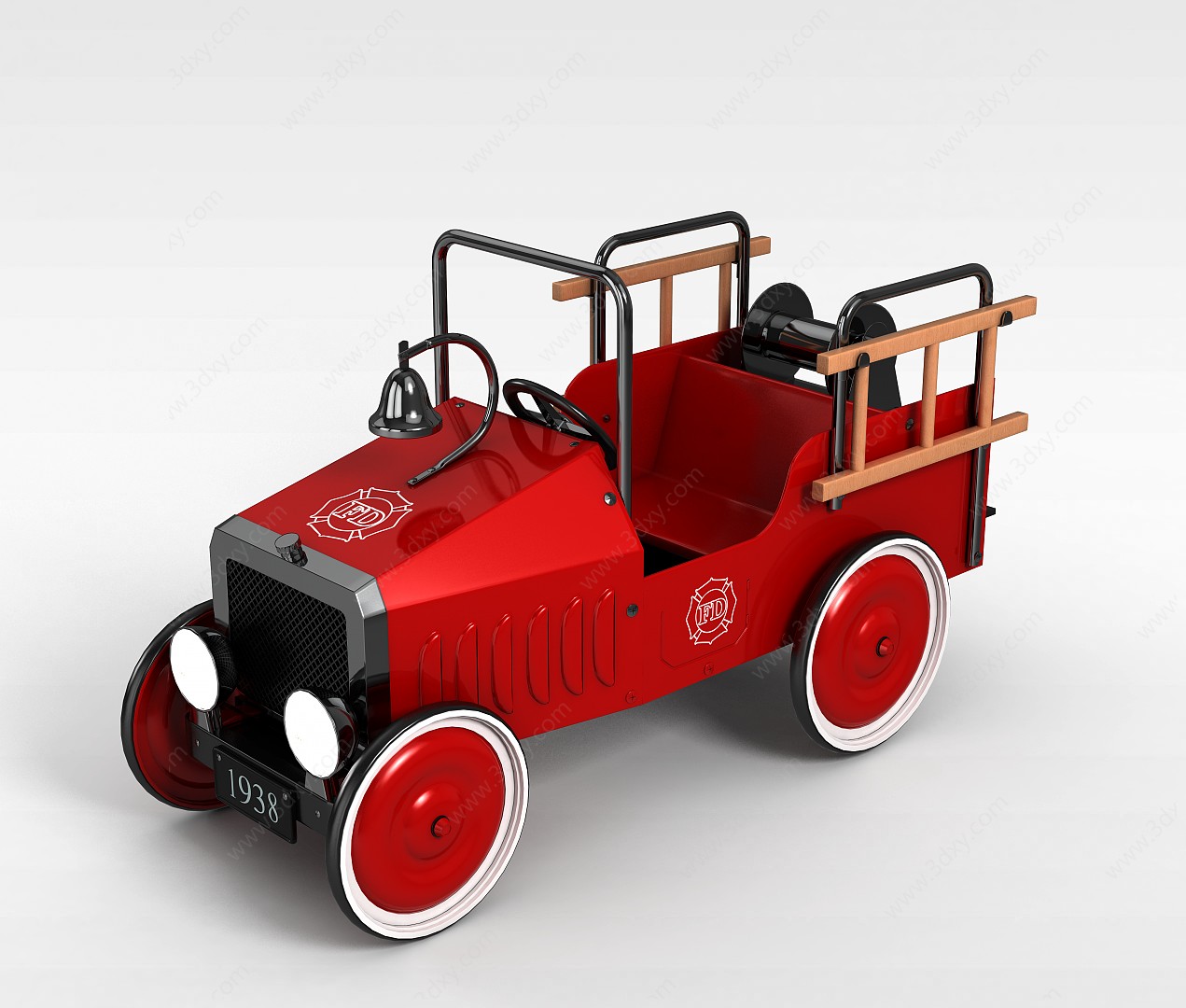 儿童玩具老爷车3D模型