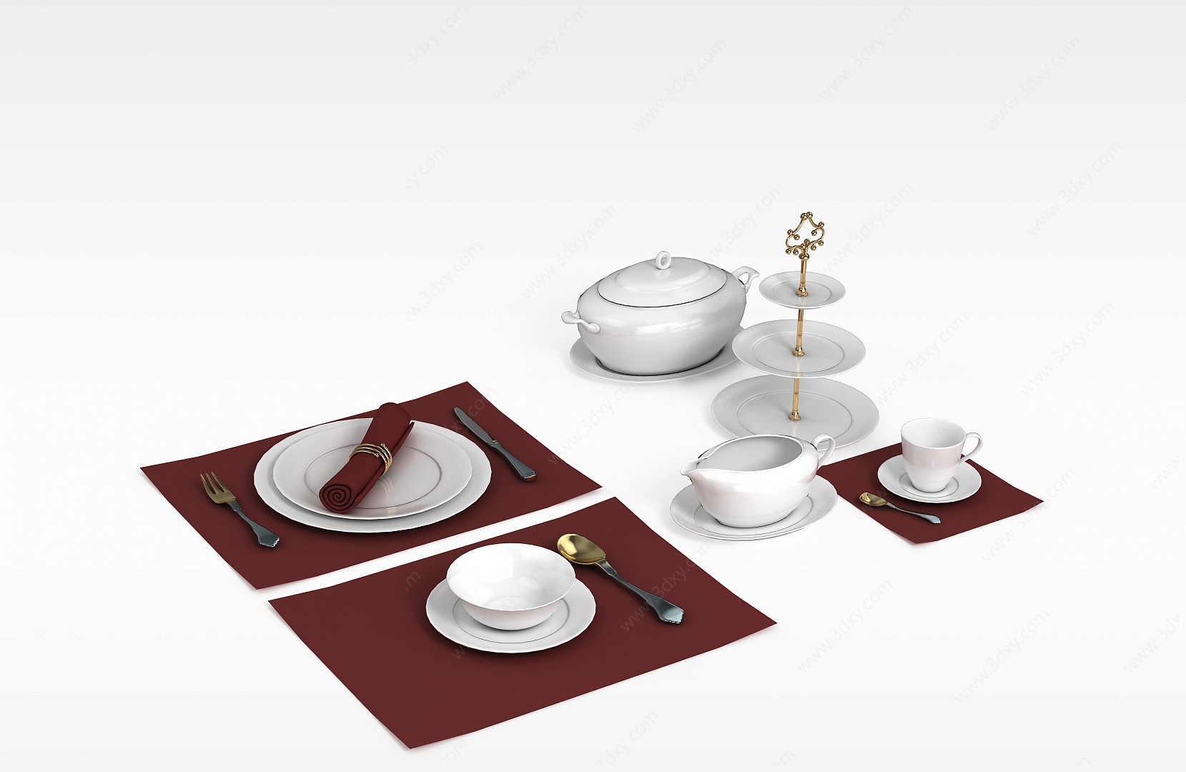 陶瓷餐具3D模型