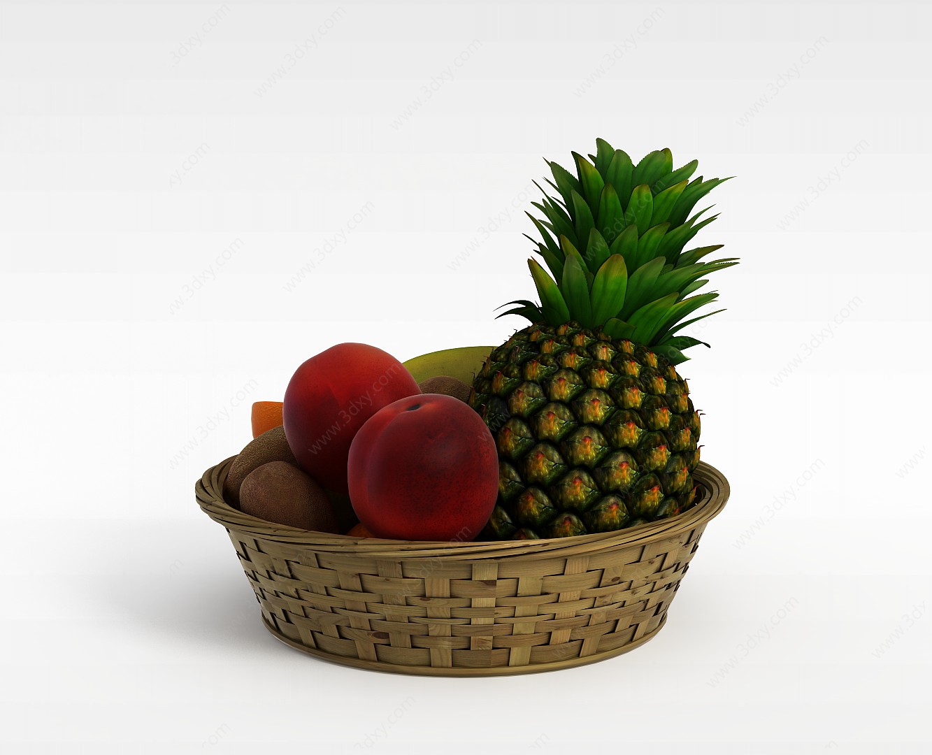 水果拼盘3D模型