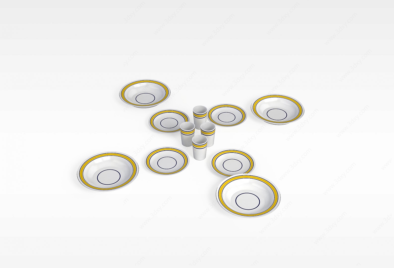 陶瓷盘子3D模型