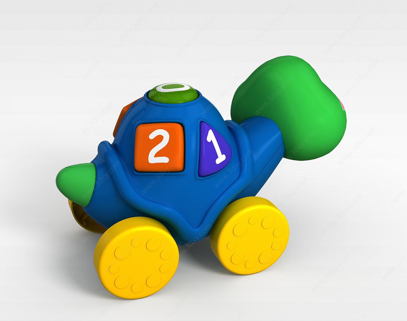 乌龟玩具车3D模型