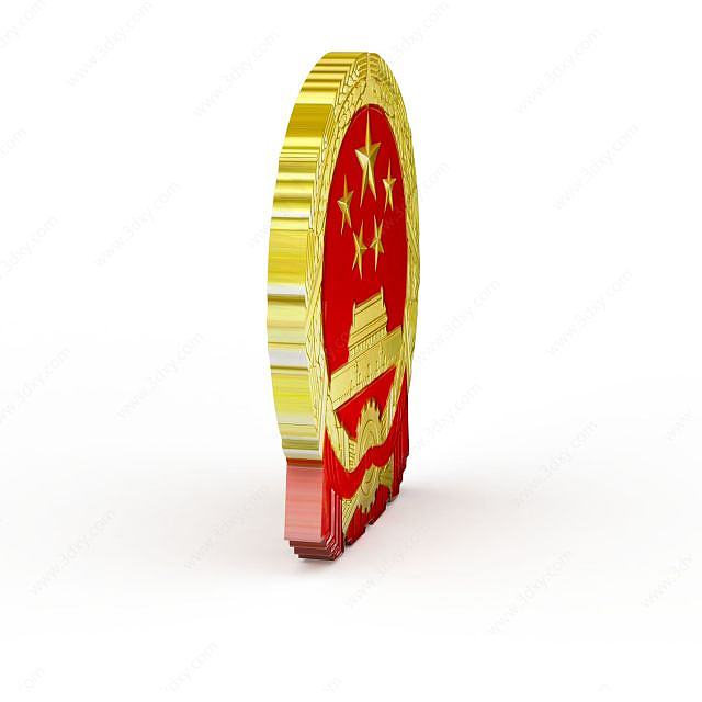 中国国徽3D模型